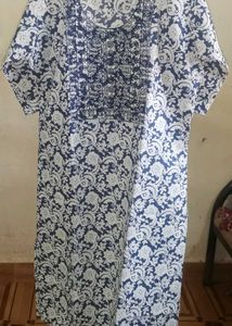 Floral Print Kurta