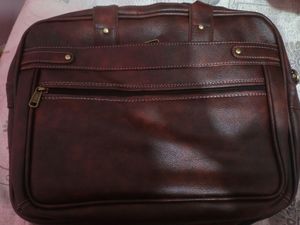 Men brown Colour - File , Leptop, Office Bag.