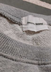 ASETHETIC GREY SWEATSHIRT Oversized