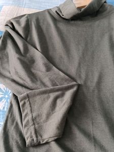 Trendy Colour High Neck Top