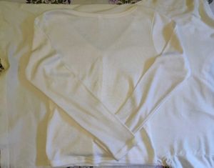 White Button-Down Top