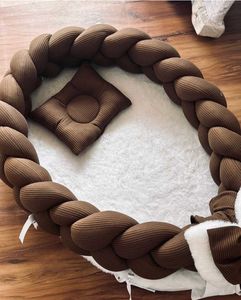 Baby Nest Bed Braided Brown Newborn