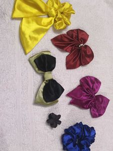 Colorful Hair Accessories - Set of 7