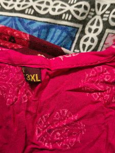 Pink Printed Kurta Set
