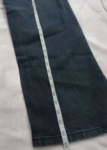 Wide Leg Black Jeans 32 waist