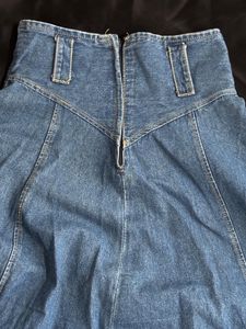 Long Denim Skirt