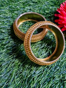 Gold Plated Bridal Bangle Set