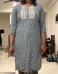 Floral Print Kurta
