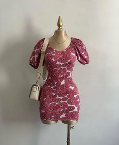 Zara Puff Ballloon Sleeves Floral Print Stretchy S