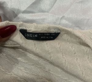 Surplice Neck Ribbed Knit Crop Top