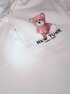 Cute Bear Graphic Top