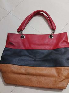 Color Block Handbag