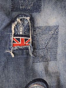 Patchwork Denim Jeans