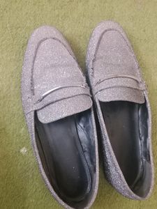 NEXT Silver Shining LOAFER