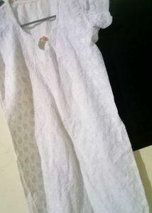 White Cotton Kurta