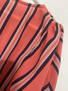 Stalk Buy Love Peach Striped Top (women)