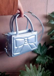 Solid Box Crossbody Bag