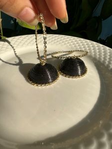 Ring Jhumkas 🖤✨, Water Resistant