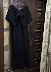 Black Tie Front Midi jumpsuit.NOT WORN EVEN ONCE.