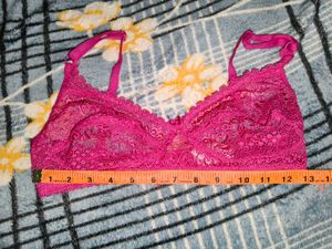 Pink Net Bra