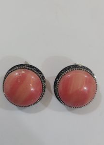 Oxidised Ear Studs