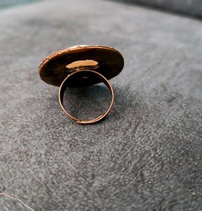 Vintage Oval Faux Stone Ring