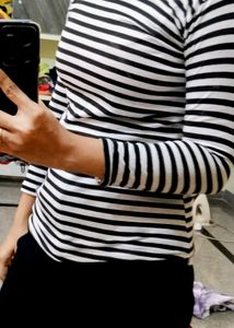 Striped Long Sleeve Top