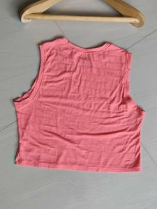 CHAMPION FAST PINK CROP T SHIRT