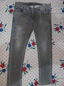 Stylish Grey Denim Jeans