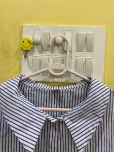 Striped Peter Pan Collar Shirt Bust 36-40