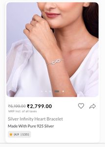 GIVA Infinity Bracelet