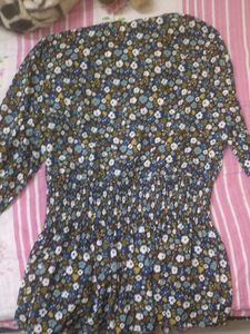 Flowered Pattern Formal Top