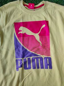 Puma Yellow Sweatshirt