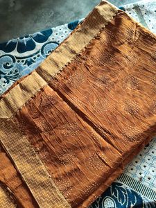 Elegant golden Saree