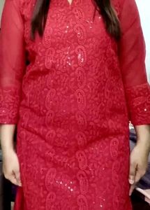 Chikan kari only Kurta For Women