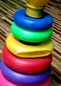 Colorful Stacking Rings