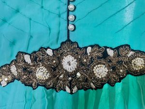 Teal Embellished Dress