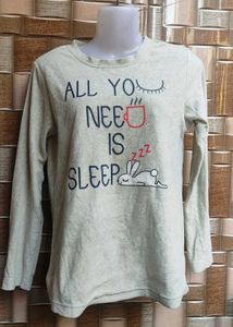 Cute Sleepy Graphic Tee Sweater