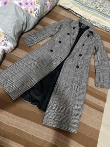 Black and white Long Coat