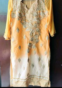Kurta Set With Churidar Pajama And Dupattas 😎