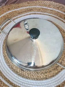 Stainless Steel Paella Pan with Lid