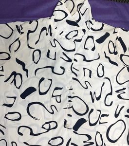 Patterned Button-Down Shirt