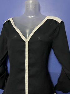 Black See Throughout Top