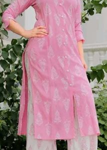 Kurta With Plazzo For Girls