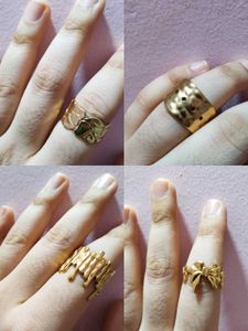 Anti Tarnish Adjustable  Rings