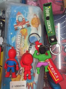 Superhero Keychains