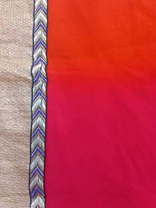 Beautiful Saree Double Colour Pink &amp; Orange