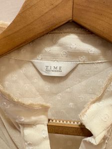 Elegant ELVI Cream Shirt