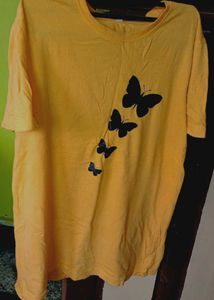 Yellow Butterfly T-Shirt