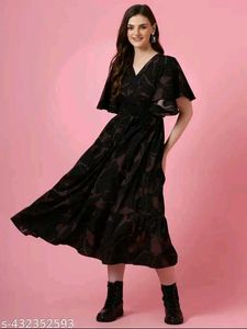 Sheetal Associates Black Dress 👗